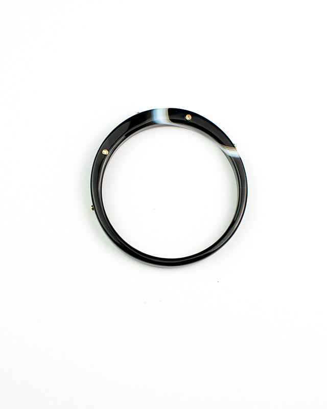 Single Continuum Bracelet - Black Onyx