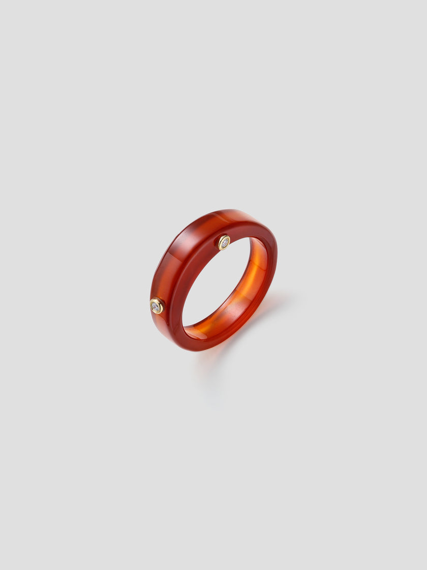 Continuum Single Ring - Carnelian