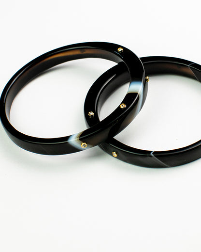 Single Continuum Bracelet - Black Onyx