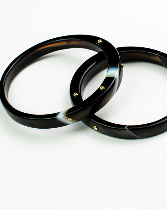 Single Continuum Bracelet - Black Onyx