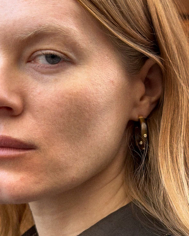 Continuum Earing - Tiger’s Eye