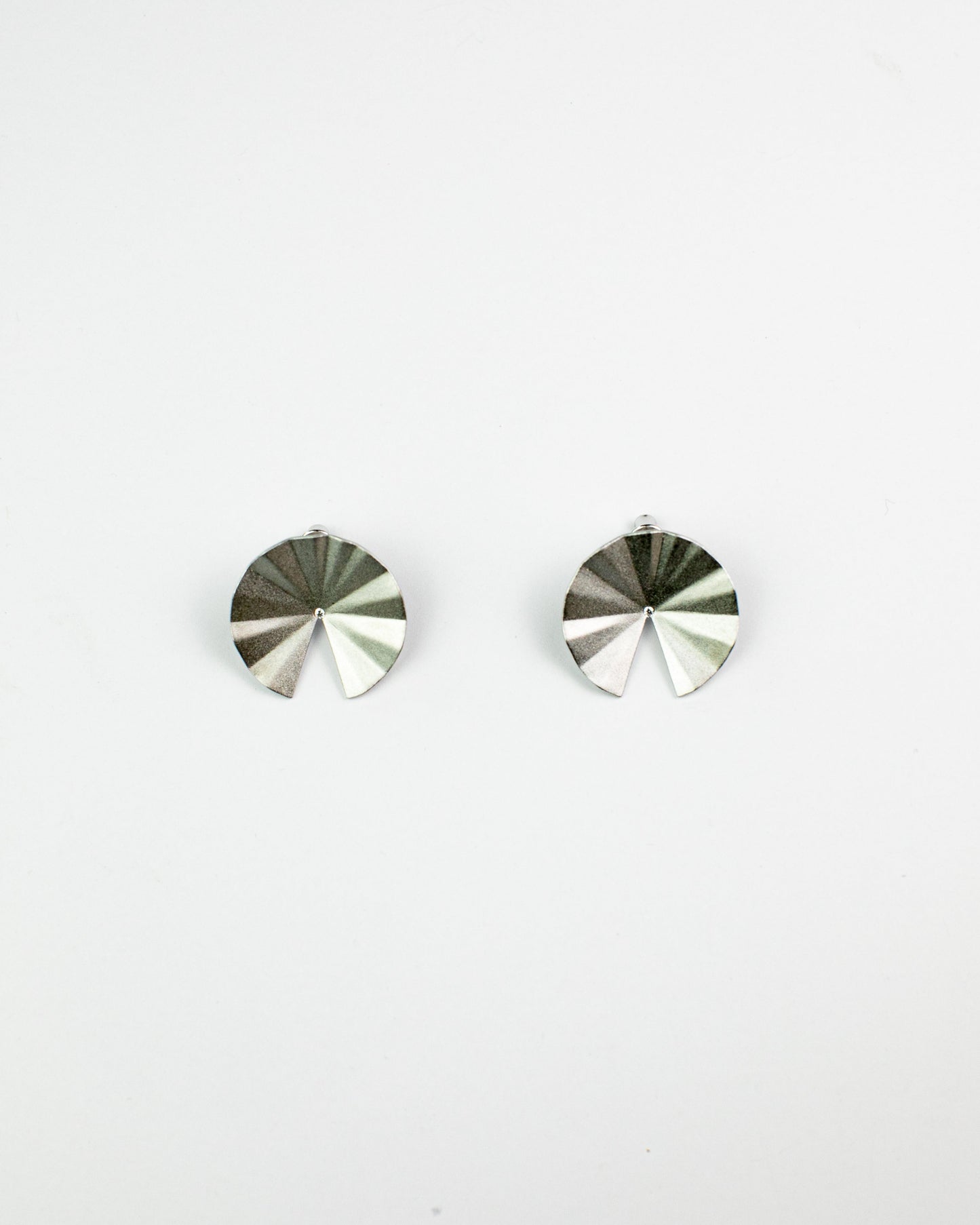 Fold collection Earing - Green Jade