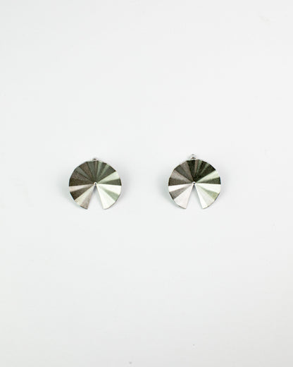 Fold collection Earing - Green Jade