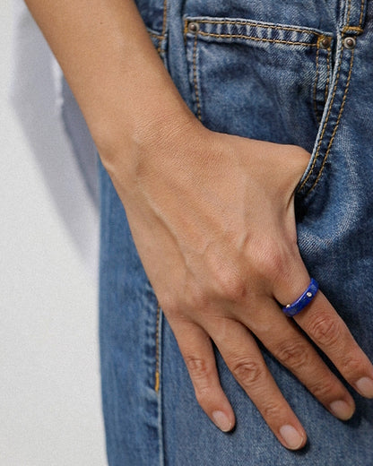 Continuum Single Ring - Lapis Lazuli