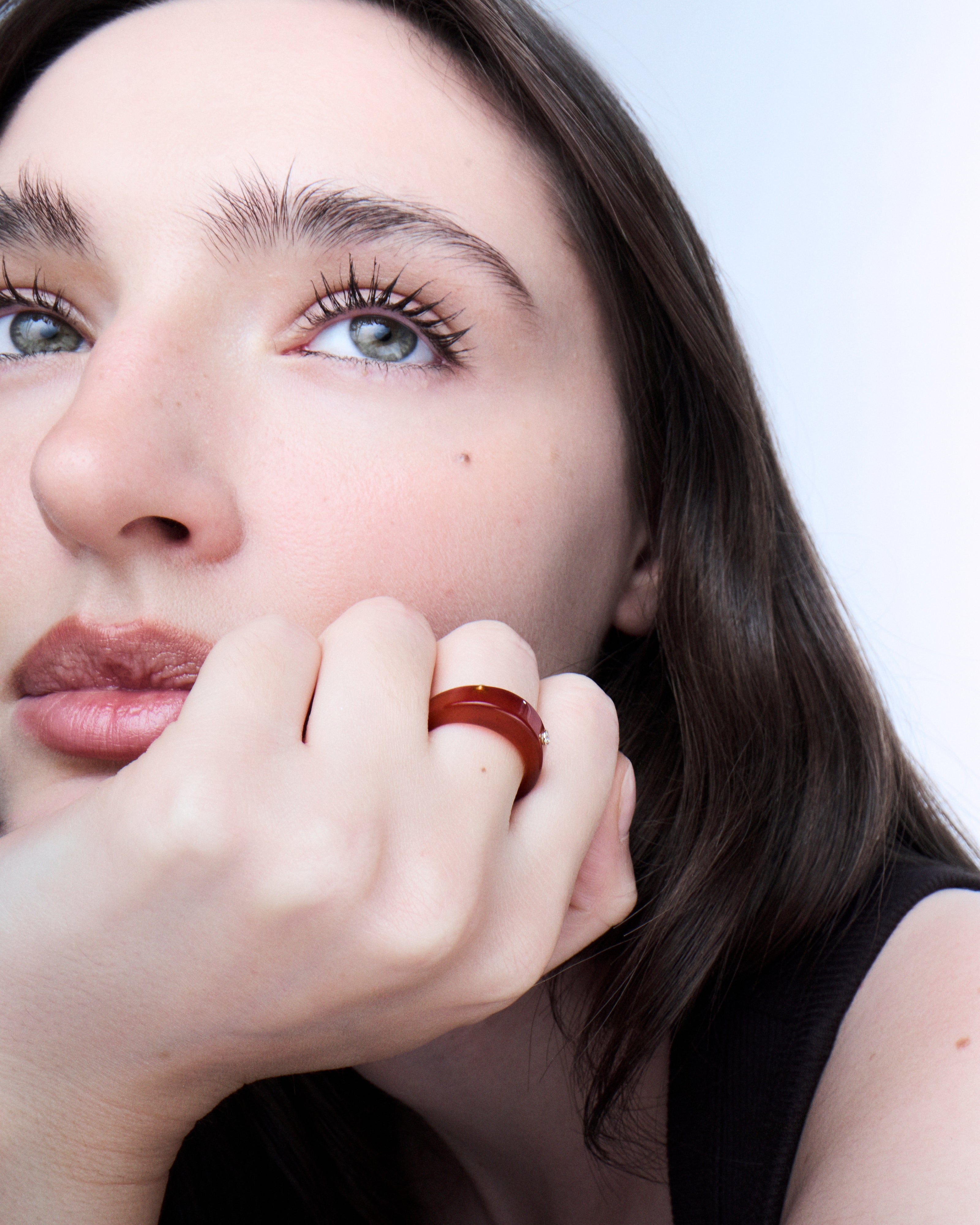 Continuum Single Ring - Carnelian