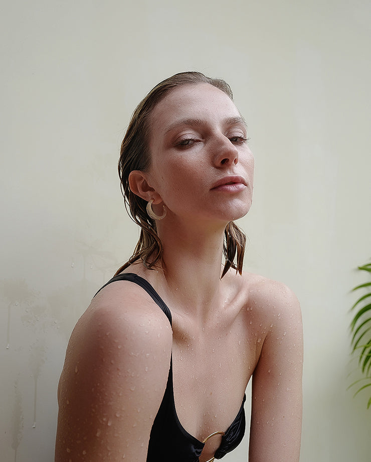 Continuum Hoops - White chalcedony