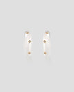 Continuum Hoops - White chalcedony