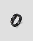 Continuum Single Ring - Black Agate