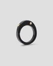 Continuum Single Ring - Black Agate