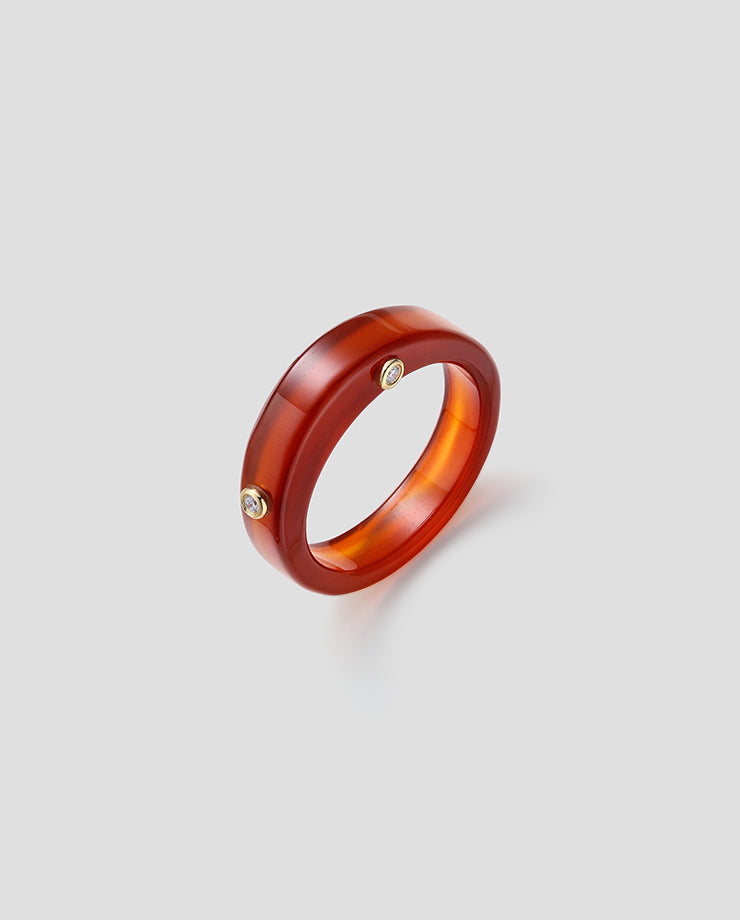 Continuum Single Ring - Carnelian