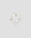 Continuum Single Ring - White Chalcedony