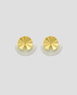 Fold collection Earrings - White Jade