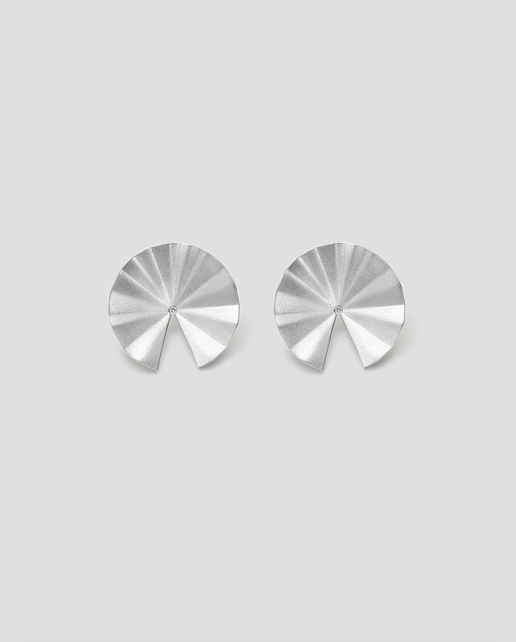 Fold collection Earring - Red Jasper