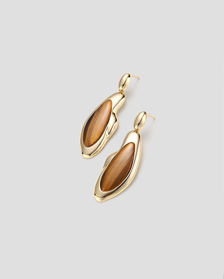 Pebble I —–Gold Tiger’s eye