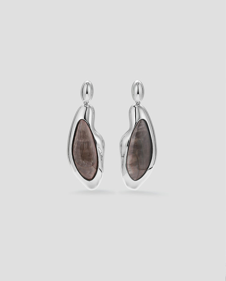 Pebble I — Silver Black Mother of Pearl