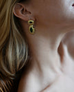 Pebble two Earrings - Turquoise